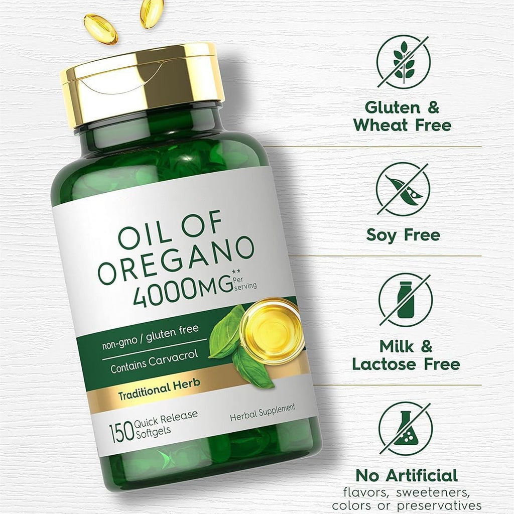 Aceite de Orégano en Cápsulas 4000 mg